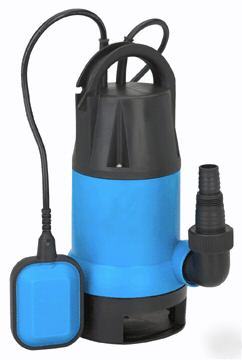1 hp dirty water submersible pump with float 