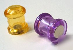 10 neodymium colorful magnetic push pin 2.3 lbs pull