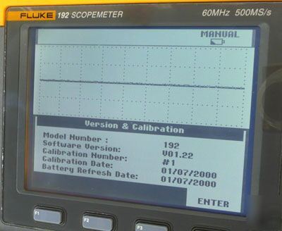 Fluke scopemeter 192 60MHZ excellent 192B