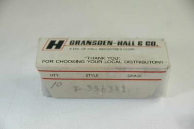 Gransoen-hall 10 carbide inserts in box t-356341 see