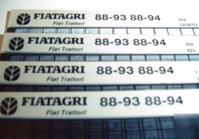 Fiat agri 88-93 88-94 tractor parts catalog microfiche