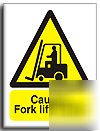 Fork lift trucks sign-semi rigid-300X400MM(wa-082-rm)