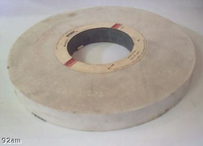 Large vitek white grinding abrasive wheel 14 x 1Â½ x 5