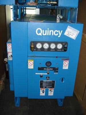 Quincy 25 hp air compressor w/ auto dual control