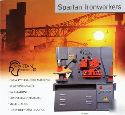 Spartan ironworker IW88D 88 ton buffalo metal muncher