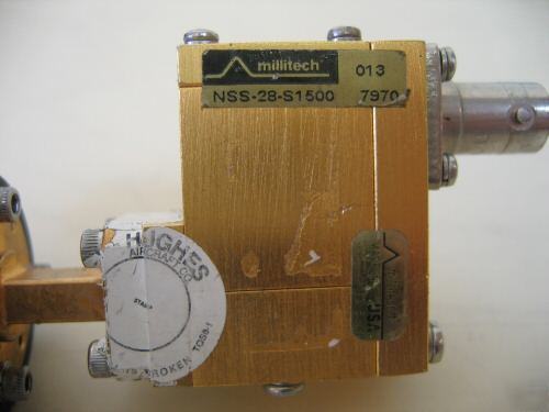 Millitech WR28 noise source 40GHZ, isolator & waveguide