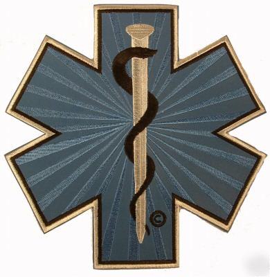 New brand emt/ems star of life breast patch