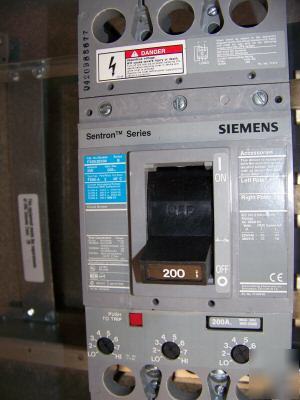 New siemens FXD63B200 3POLE 200AMP 600V circuit breaker 