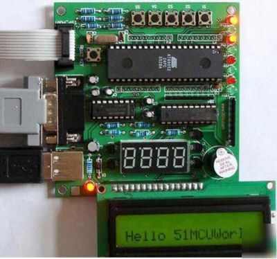 00IC-51 microcontroller development board isp 4 KEILC51
