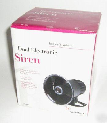 Radio shack indoor/outdoor dual 2SOUND electronic siren