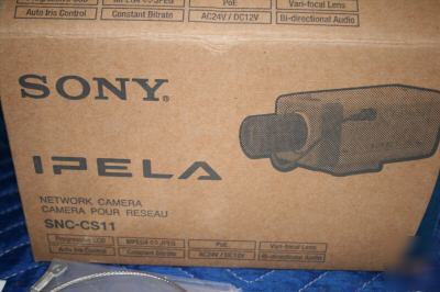 Sony ipela snc-CS11 ip color camera with lens