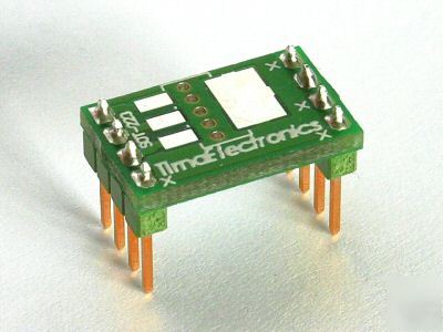 Surface mount conversion sot-223 to dil 8 printed board