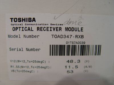 Toshiba TOAD347-RXA1 fiber optic device