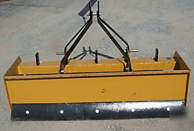 5 foot box scraper 3PT, fits john deere, kubota, ford