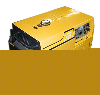 6 kw enclosed diesel generator electric start