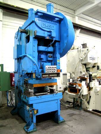 150 ton, minster G1-150 gap frame single crank press