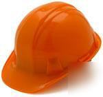 4 pt. snap lock suspension hard hat-orange