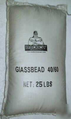 Badboy blaster blast cabinet media abrasive glass bead