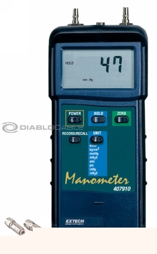 Extech 407910 differential pressure manometer heavy dty