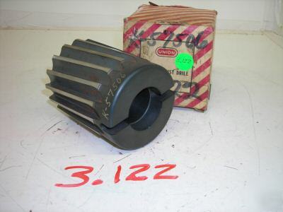 3.122 resharpened shell reamer lh spiral rh cut union
