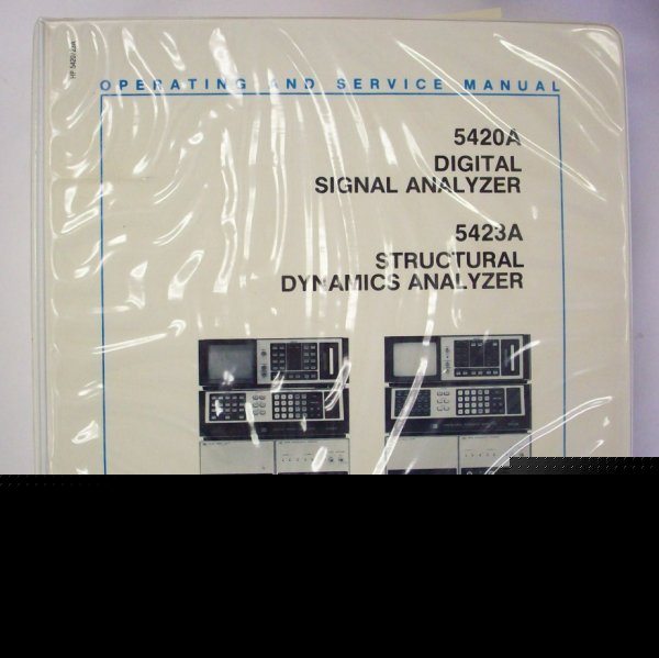 Hp / agilent 5420A/5423A op-sv vol ii manual - $5 ship 