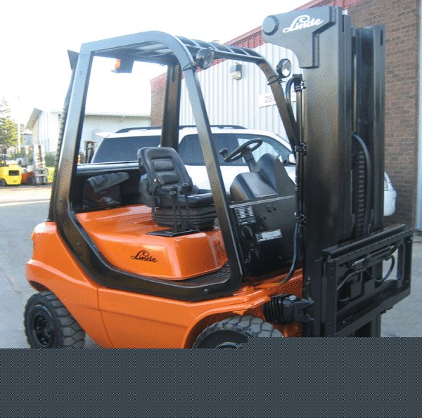 Linde pneumatic diesel 5,000LB forklift lifttruck