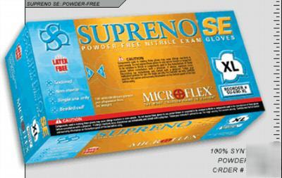 Micro-flex supreno nitrile exam gloves (medium)