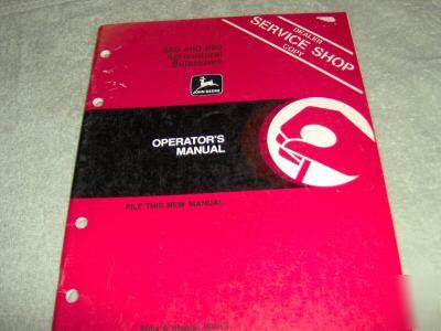 Operator's manual john deere 855,856 bulldozers