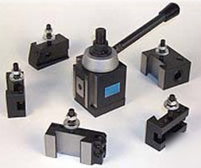 Piston tool posts set for lathes 13 - 18 in