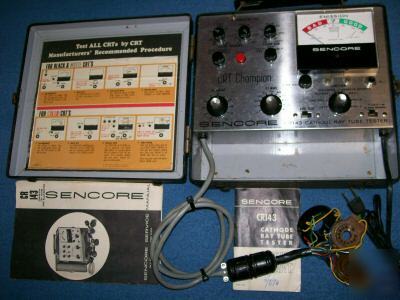 Sencore crt tester & rejuvenator complete working used