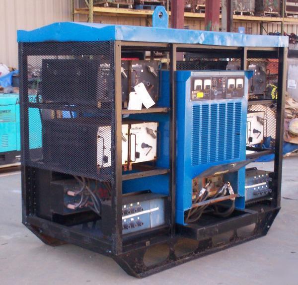 Miller gps-1500 with mog 8 pack welder 3 phase power 