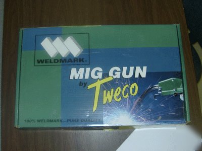 250 amp, 15' mig gun, miller electric end, .030 .035