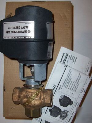3/4 in. 3 way valve with neptronic 24 vdc actuator. 
