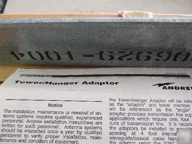 Andrew 206929-04 tower hanger adapter