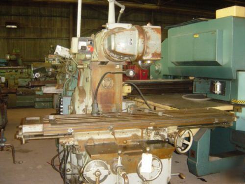 Kerney & trecker universal mill model tf-17 TWO50 taper
