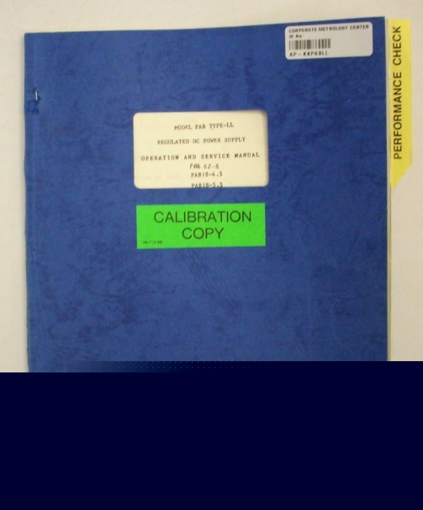 Kikusui pab 18-4.5/PAB18-5.5 op and service manual