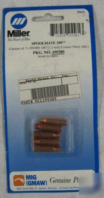 Miller 199389 contact tip, .047 spoolmate 250 (5-pack)