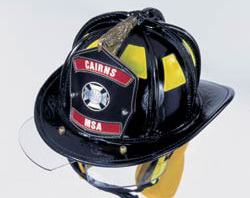 New cairns yorker leather fire helmet N5A natural lg