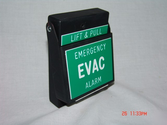 New emergency evac lift & pull wall alarm never used