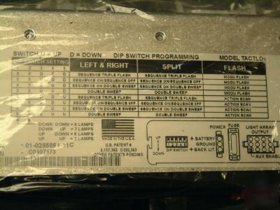 New whelen traffic advisor arrowstick controller in box