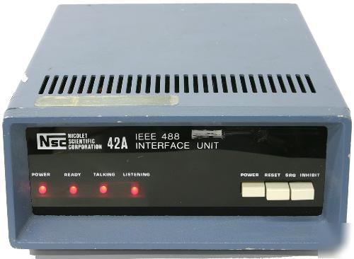 Nic nicolet scientific nsc 42A ieee-488 interface unit