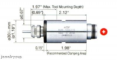 Nsk E3000 series ceramic bearing spindle -3060S 1.18
