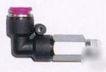 Pneumatic extend elbow connector 3/8
