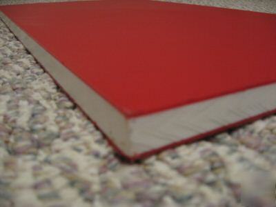 Red w red plastic colorcore sheet 3/4