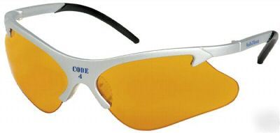 Smith & wesson code 4 glasses -orange lens/platinum frm