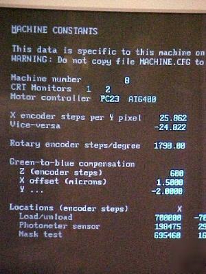 Precision x-y positioning system/semiconductor stepper