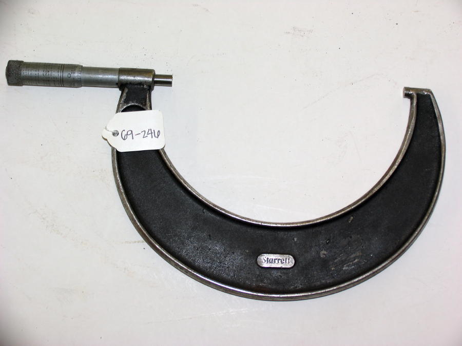 5 - 6 inch starrett outside micrometer