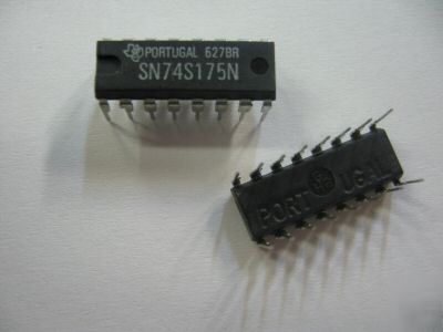 452PCS p/n SN74S175N ; ic quad d-type f/f w/clr 16-dip