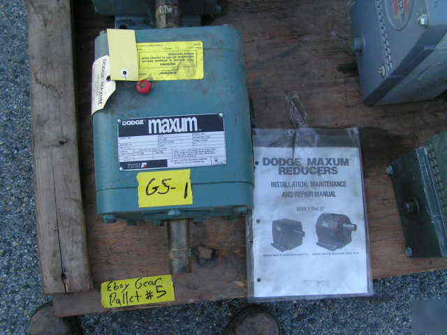 Dodge maxum double-triple gear reducer DCR1 ratio 5.08