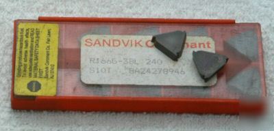 New sandvik R166G-3BL 240 10PC treading insert 